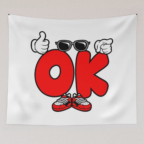Item preview, OK - UNIVERSAL Red Character Bold Retro designed and sold by NFTWords.