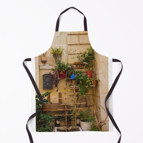 Item preview, Charming Urban Wall Garden With Potted Plants, Trellis, Mailbox and Rustic Decorations on Sunny Alley designed and sold by Nmallia.