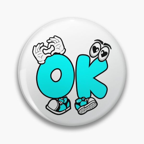 Item preview, OK - ICONIC Blue Comic Words funny  designed and sold by NFTWords.