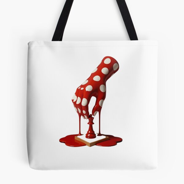 Item preview, Melting Polka Dot Hand Chess Move Strategy Art designed and sold by YourColorsWall.