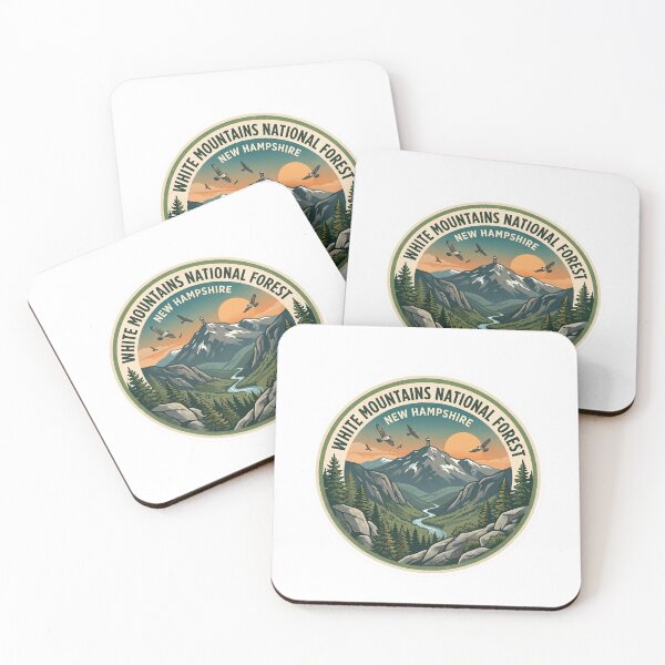 Item preview, White Mountains National Forest New Hampshire Vintage Mountain Badge designed and sold by LittleArij.