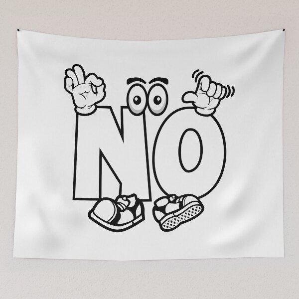 Item preview, No - ICONIC street lettering cartoon Character designed and sold by NFTWords.
