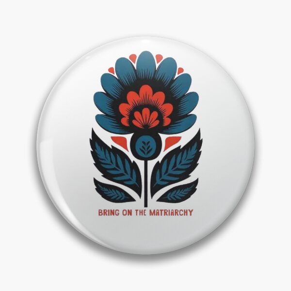 Item preview, Bring On The Matriarchy – Feminist Floral Folk Art Women's Rights designed and sold by Gbriel3.
