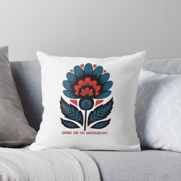 Item preview, Bring On The Matriarchy – Feminist Floral Folk Art Women's Rights designed and sold by Gbriel3.