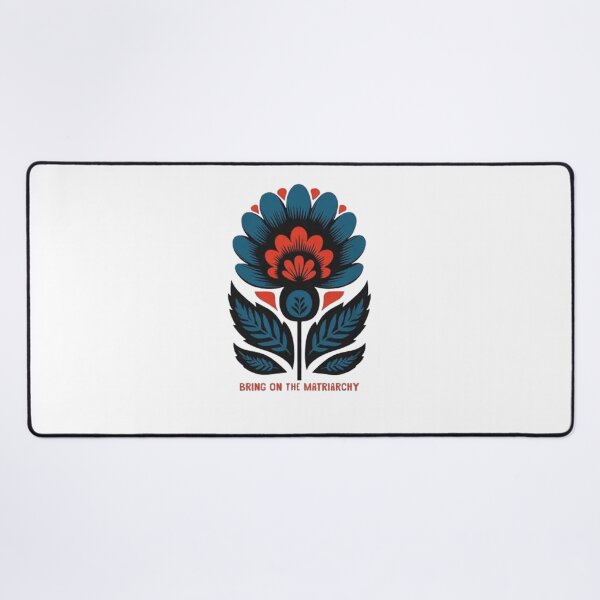 Item preview, Bring On The Matriarchy – Feminist Floral Folk Art Women's Rights designed and sold by Gbriel3.