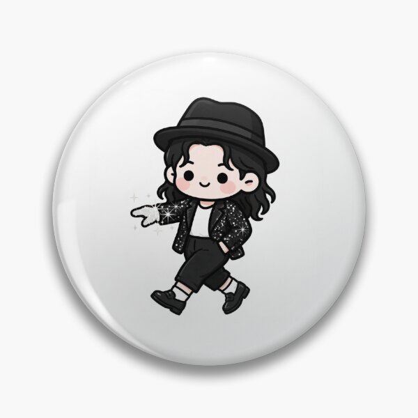 Item preview, Michael Jackson Chibi Billie Jean designed and sold by ICANTWithoutCOFFEE.