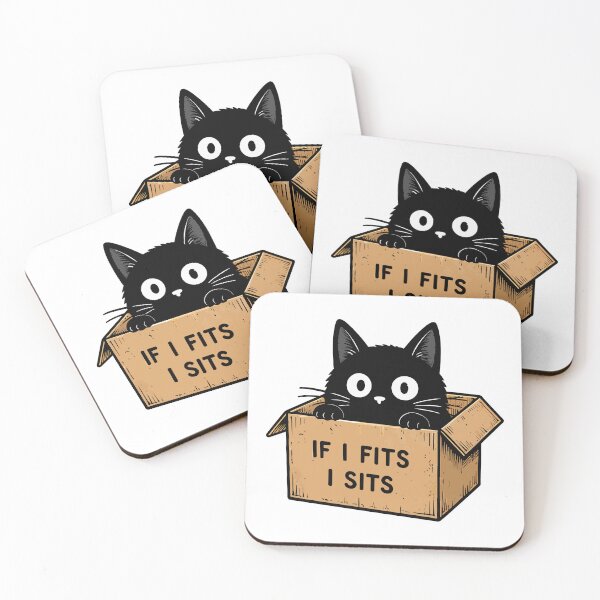 Item preview, Box Cat Sticker "Art by Dangus Graphics"  designed and sold by DangusGraphics.