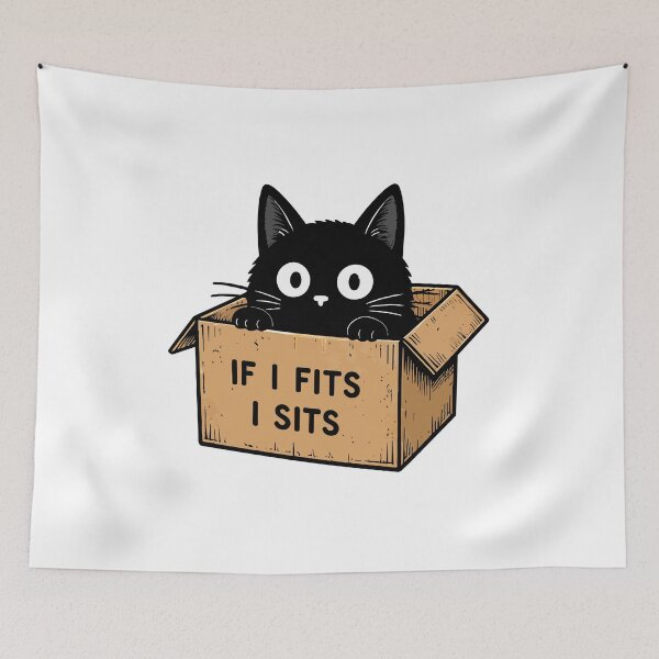 Item preview, Box Cat Sticker "Art by Dangus Graphics"  designed and sold by DangusGraphics.