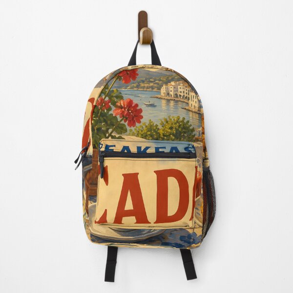 Item preview, Cadaqués Spain at Breakfast - Scenic Travel Destinations designed and sold by LSVart.