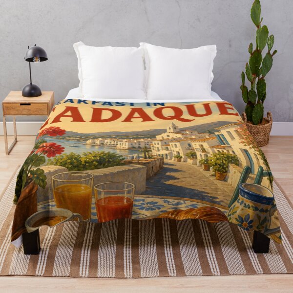 Item preview, Cadaqués Spain at Breakfast - Scenic Travel Destinations designed and sold by LSVart.