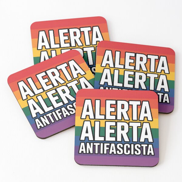 Item preview, Alerta Alerta Antifascista - Linke Antifa Sticker designed and sold by LoFizzy.