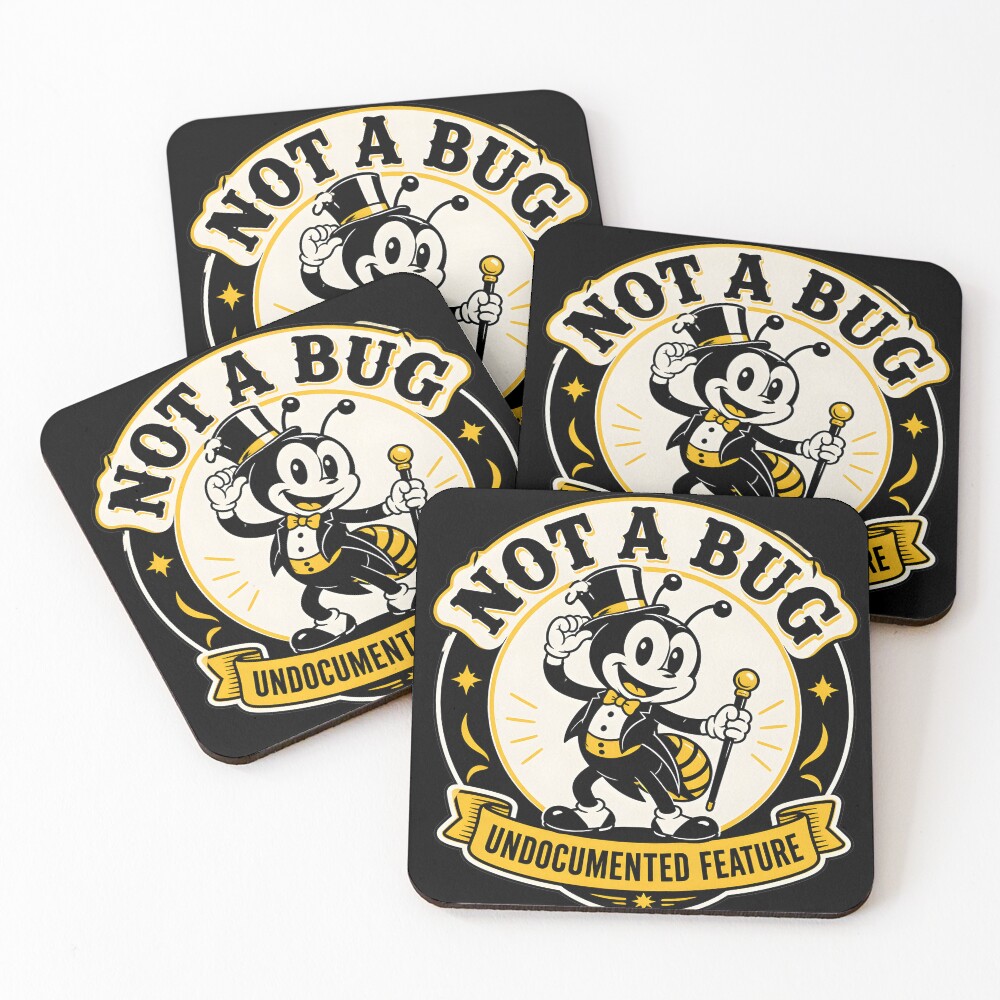 Item preview, Coasters (Set of 4) designed and sold by thirdshiftlab.