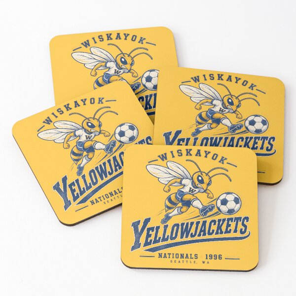 Item preview, Wiskayok Yellowjackets Soccer – 1996 Nationals designed and sold by Pop Pantheon & Trim Team.
