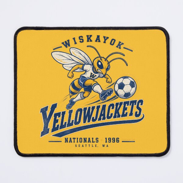 Item preview, Wiskayok Yellowjackets Soccer – 1996 Nationals designed and sold by Pop Pantheon & Trim Team.