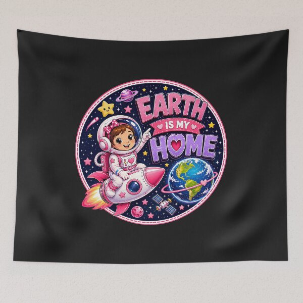 Item preview, Kids Girls Cosmic Home designed and sold by Genius Geek.