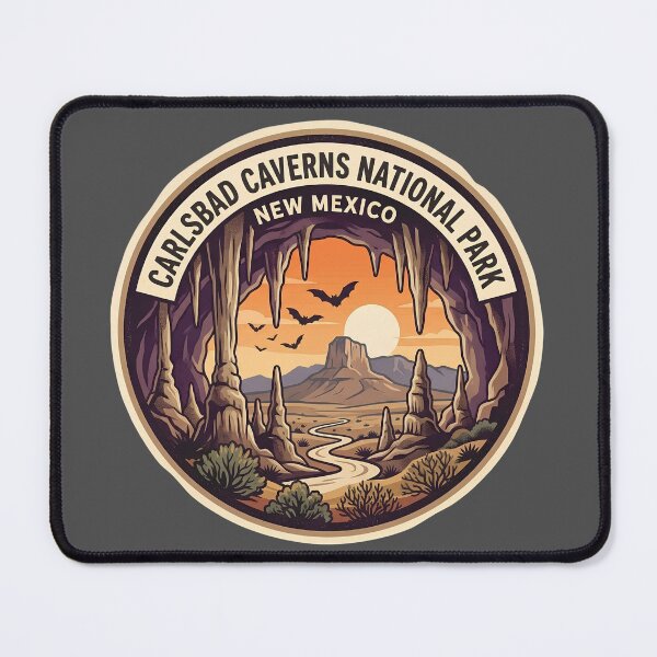 Item preview, Carlsbad Caverns National Park New Mexico Vintage Cave Badge designed and sold by LittleArij.