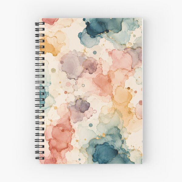 Item preview, Abstract Alcohol Ink Marble Pattern Teal Gold Foil Fluid Art designed and sold by QCena.