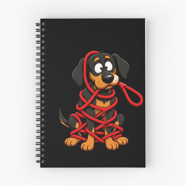 Item preview, Hopelessly Tangled Dog Leash Disaster Funny Design designed and sold by BoyleDesignShop.