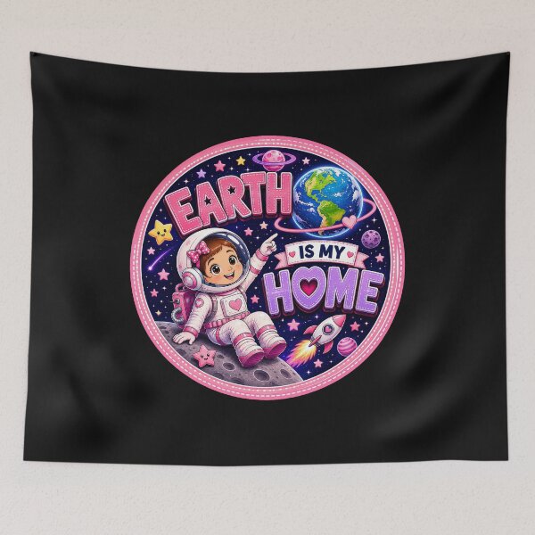 Item preview, Kids Girls Cosmic Home designed and sold by Genius Geek.