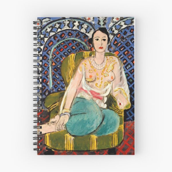 Item preview, Seated Odalisque by Henri Matisse: Fauvist Figurative Fine Art Print designed and sold by artofuniverse.