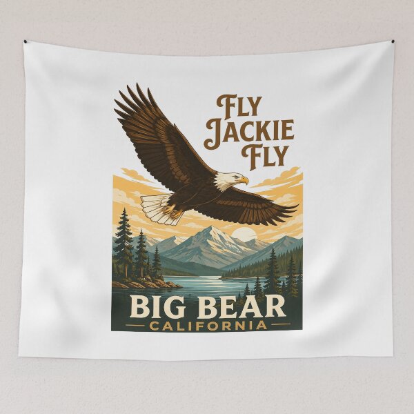 Item preview, Jackie Big Bear Eagle California Wildlife designed and sold by haris-rana-wren.