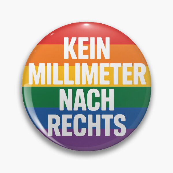 Item preview, Kein Millimeter nach rechts - Linke Antifa Sticker designed and sold by LoFizzy.
