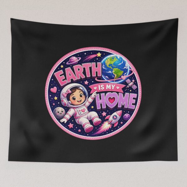 Item preview, Kids Girls Cosmic Home designed and sold by Genius Geek.