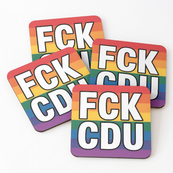 Item preview, FCK CDU - Linke Antifa Sticker designed and sold by LoFizzy.