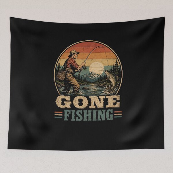 Item preview, Gone Fishing  designed and sold by TheEndDesign.