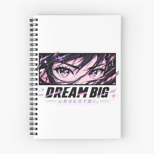 Item preview, Dream Big Anime Sticker "Art by Dangus Graphics"  designed and sold by DangusGraphics.