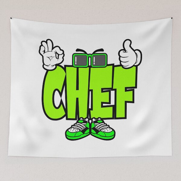 Item preview, Chef - PROFESSIONS design Character Bold Retro designed and sold by NFTWords.