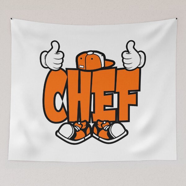 Item preview, Chef - WORK street lettering cartoon Character  designed and sold by NFTWords.