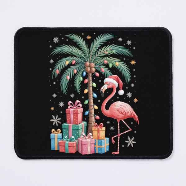 Item preview, Christmas Flamingo by Palm Tree designed and sold by jkrphoto.