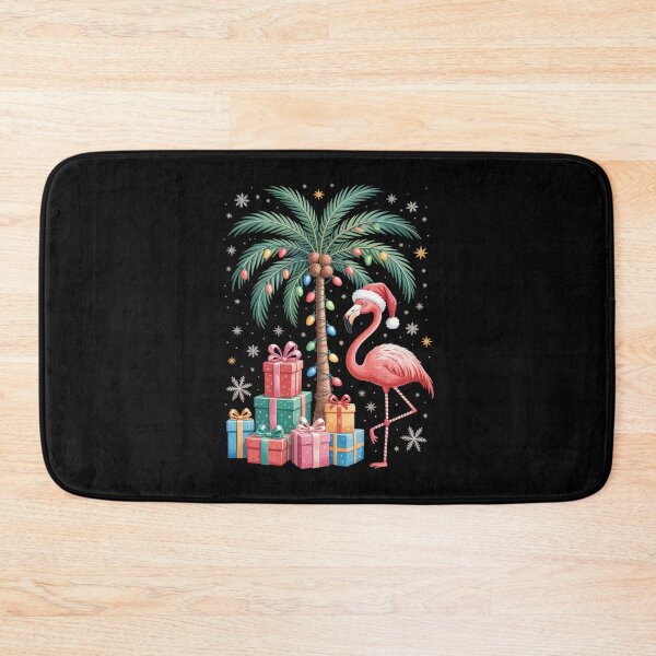 Item preview, Christmas Flamingo by Palm Tree designed and sold by jkrphoto.