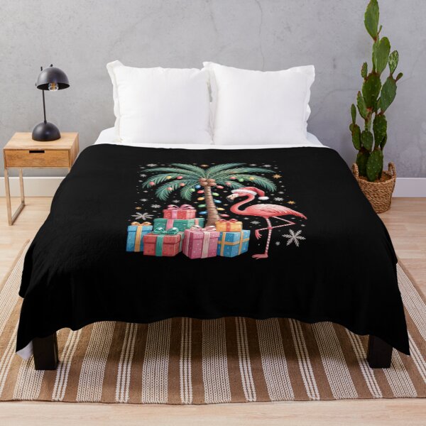 Item preview, Christmas Flamingo by Palm Tree designed and sold by jkrphoto.