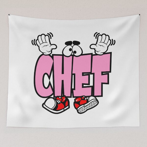 Item preview, Chef - PROFESSIONS typography Character Bold funny designed and sold by NFTWords.