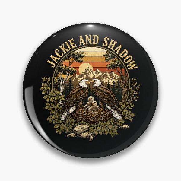 Item preview, Vintage Jackie and Shadow Bald Eagle Family designed and sold by haris-rana-wren.