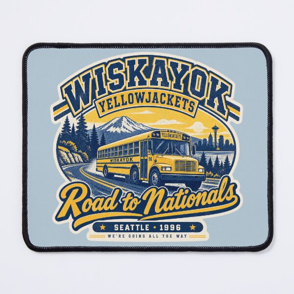 Item preview, Wiskayok Yellowjackets – Road to Nationals 1996 designed and sold by Pop Pantheon & Trim Team.