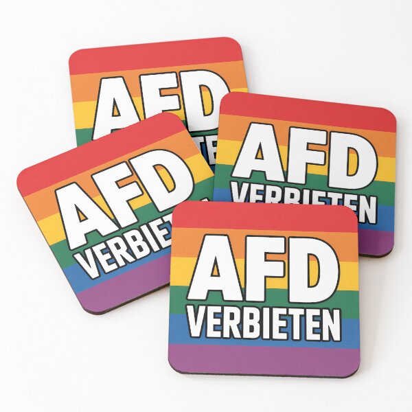 Item preview, AfD verbieten - Linke Antifa Sticker designed and sold by LoFizzy.