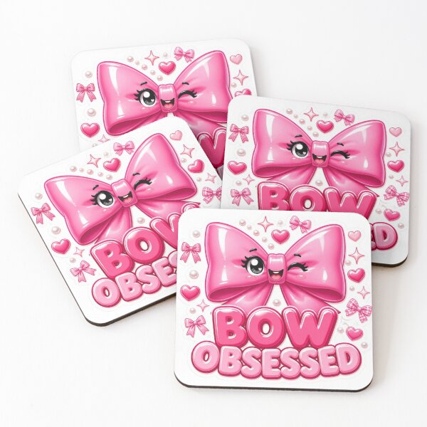 Item preview, Bow Obsessed Cute Pink Sticker PNG | Coquette Bow Aesthetic Graphic | Kawaii Girly Vinyl Decal | Pink Fashion Gift designed and sold by Stylestickers55.