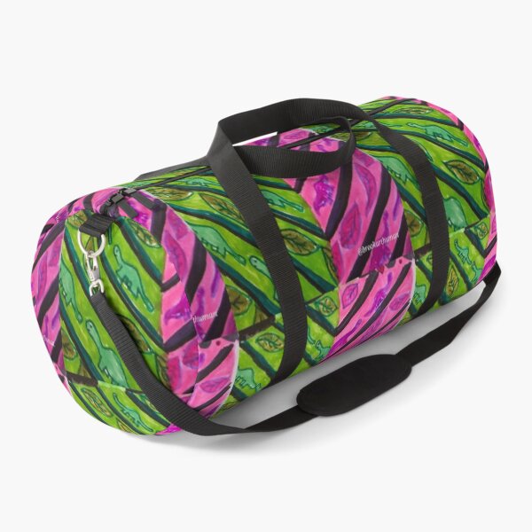 Item preview, Pink and Green Dinosaur Chevrons  designed and sold by DancingCreek.