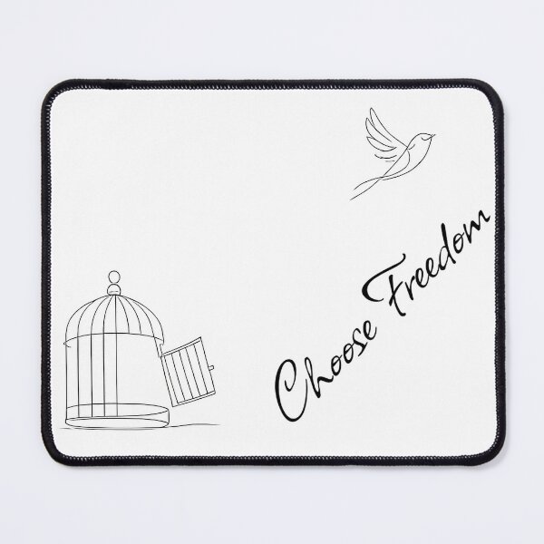 Item preview, Choose Freedom – Bird Escaping Cage designed and sold by Buli89.