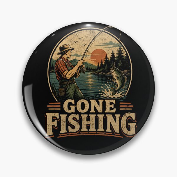 Item preview, Gone Fishing  designed and sold by TheEndDesign.