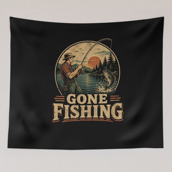 Item preview, Gone Fishing  designed and sold by TheEndDesign.