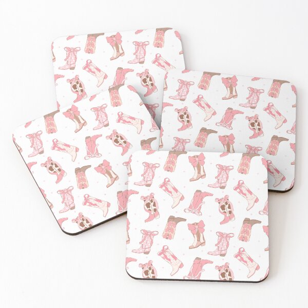 Item preview, Cute Coquette Cowgirl Pink Boots Pattern designed and sold by MiaBellaGirl.