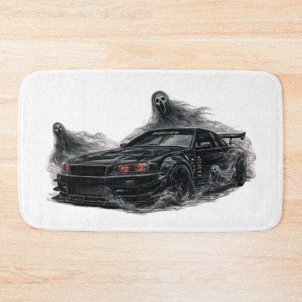 Item preview, GHOST CAR HALLOWEEN ART designed and sold by Syedshah13.