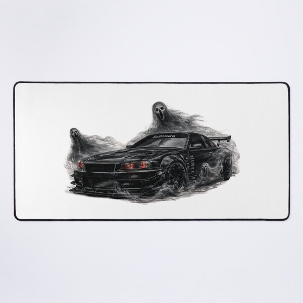Item preview, GHOST CAR HALLOWEEN ART designed and sold by Syedshah13.