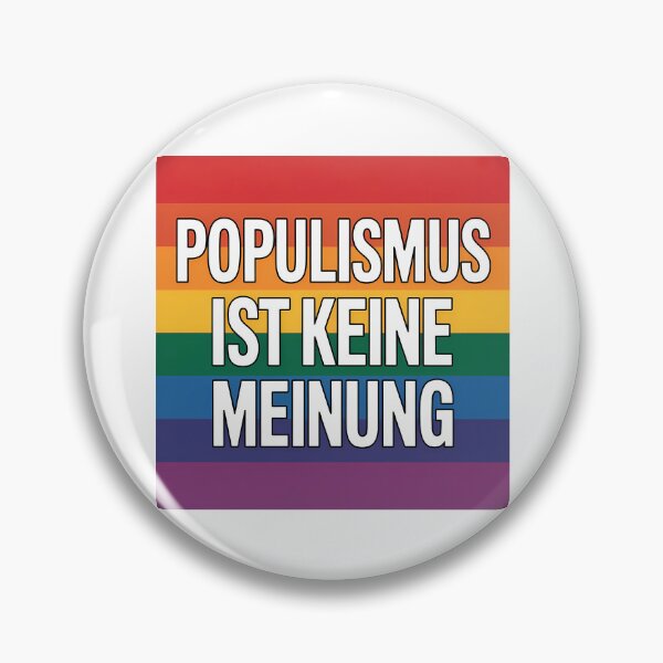 Item preview, Populismus ist kein Meinung - Linke Antifa Sticker designed and sold by LoFizzy.