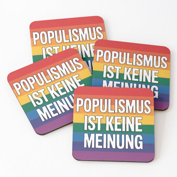 Item preview, Populismus ist kein Meinung - Linke Antifa Sticker designed and sold by LoFizzy.
