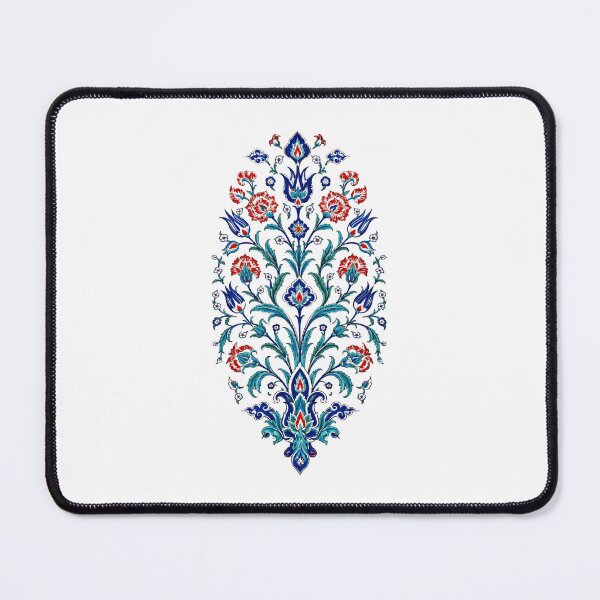 Item preview, Ottoman Floral Elegance – Iznik Inspired Turkish Tile Art Print designed and sold by Psycho-Crazy.